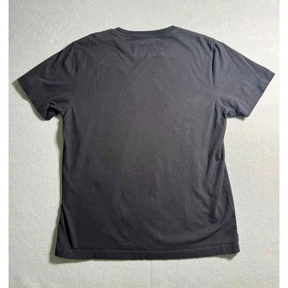 True Religion Buddha Logo Black on Black Y2K T-shirt Size L